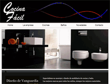 Tablet Screenshot of cocinafacilalcala.com